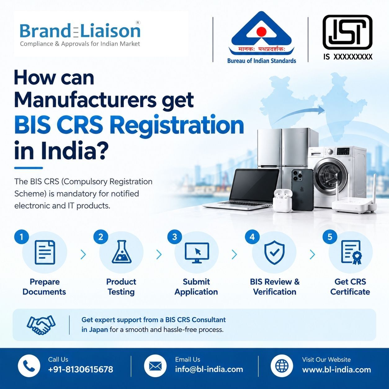 New Delhi, Legal, How Can Manufacturers Get BIS CRS Registration In India?