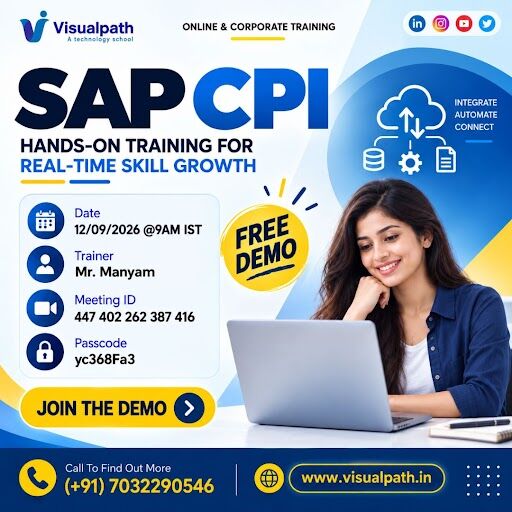 Hyderabad, Lessons Offered, SAP CPI Free Demo &ndash; Strengthen Your Integration Career