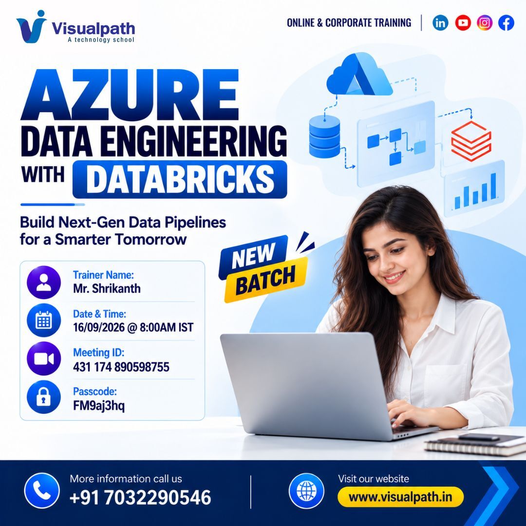 Hyderabad, Education, Azure Data Engineering & Databricks New Batch Open