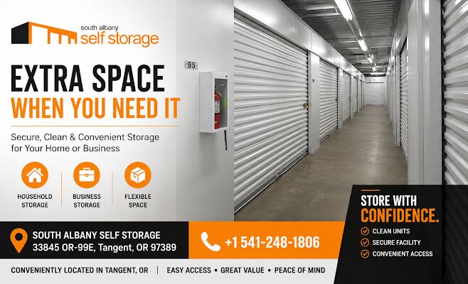 New York, Real Estate, Self Storage Facility In Tangent For Easy, Secure Storage