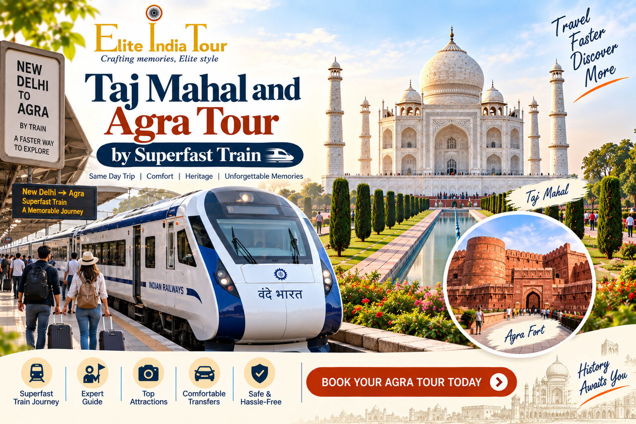 Mumbai, Travel, Taj Mahal And Agra Tour By Superfast Train