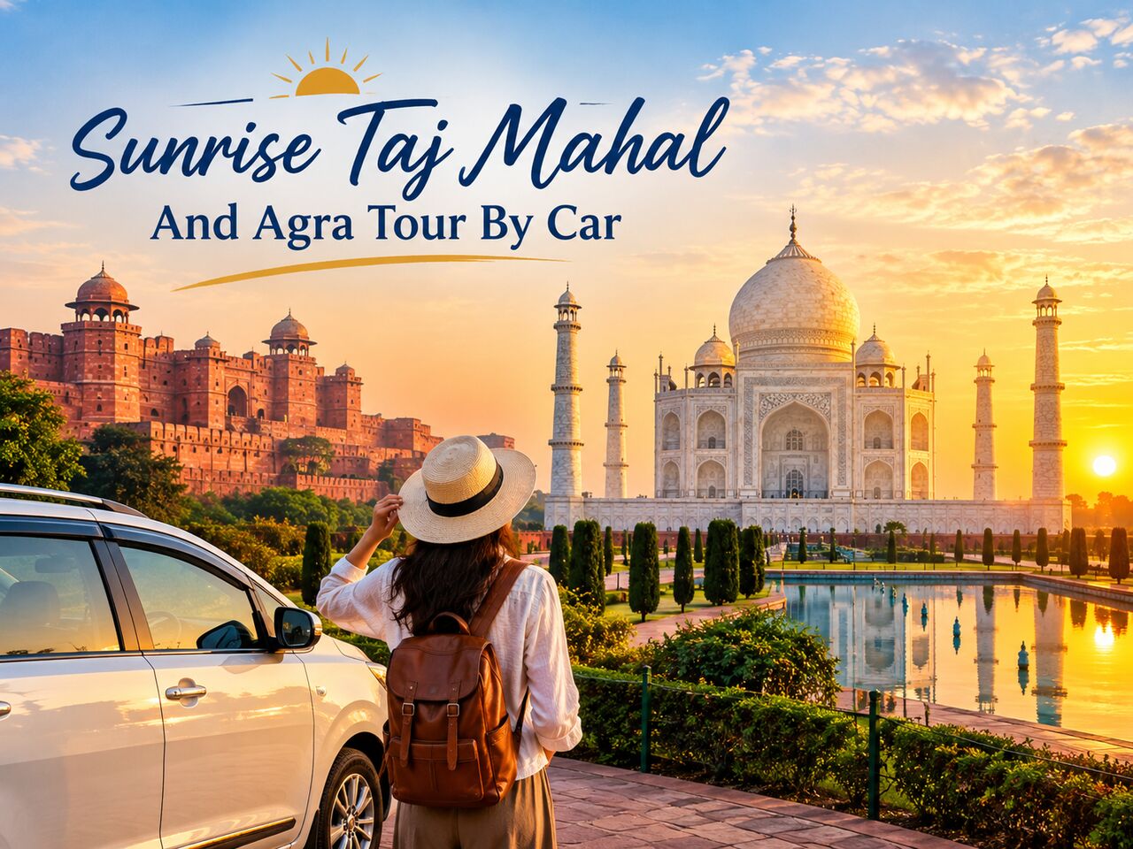 Mumbai, Travel, Sunrise Taj Mahal And Agra Tour By Car