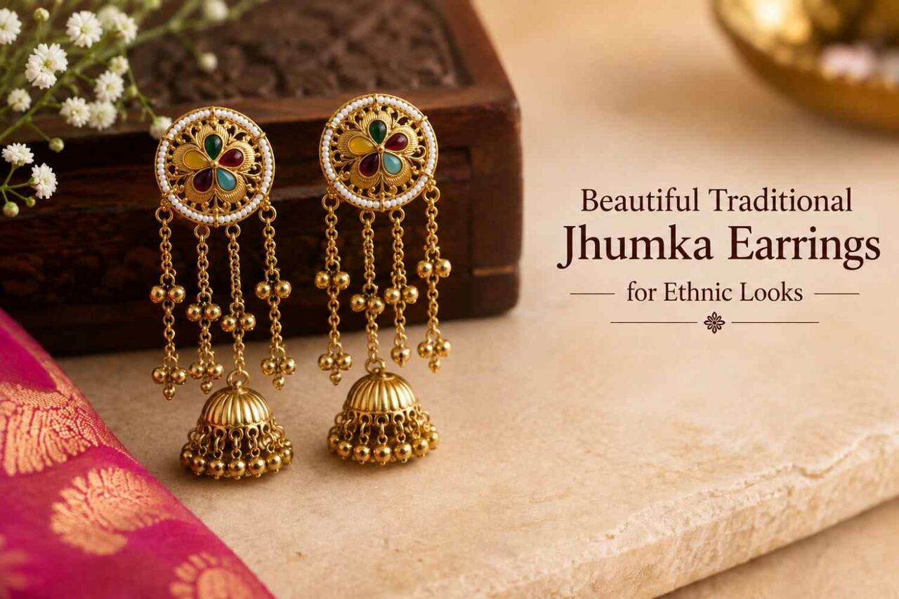 Mumbai, Clothing & Accessories, Traditional Jhumka Earrings By BME