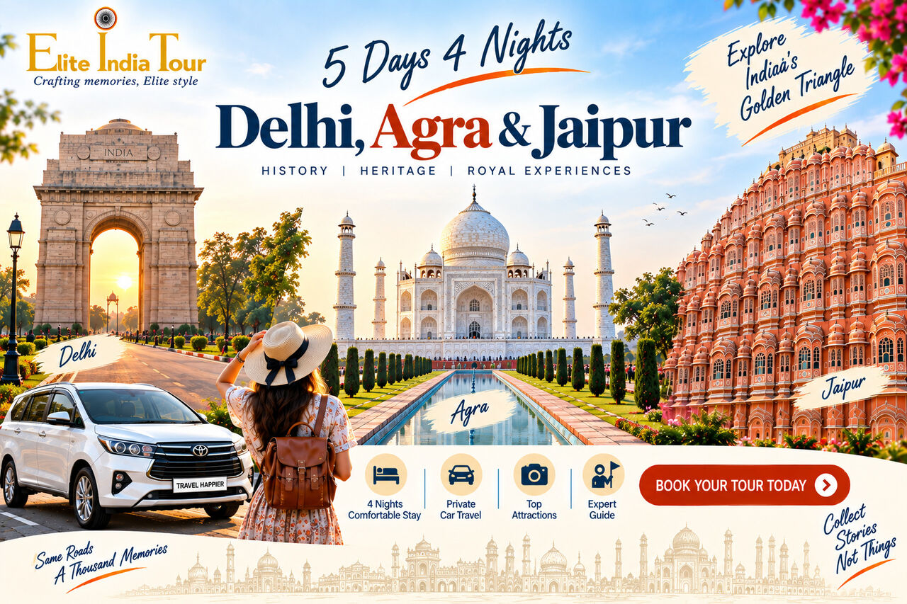 New Delhi, Travel, 5 Days 4 Night Delhi, Agra & Jaipur