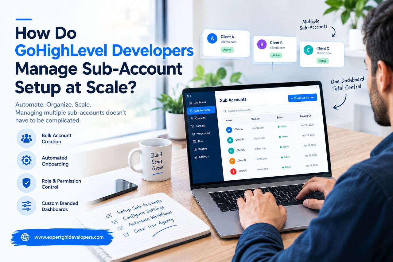 New York, Web Design & Development, What Sub-Account Setup At Scale Looks Like When Gohighlevel Developers Handle It
