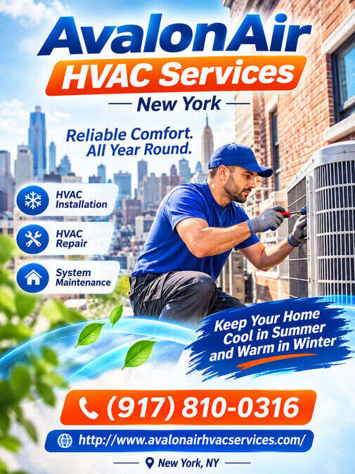 New York, Air Conditioners, USD 150,  AvalonAir HVAC Services