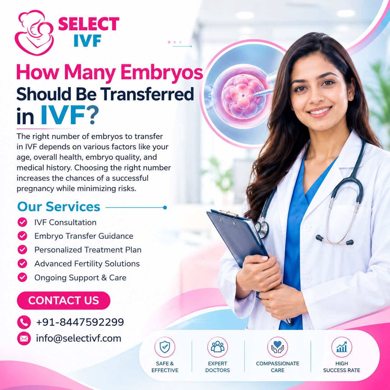New Delhi, Health, How Many Embryos Should Be Transferred In IVF?