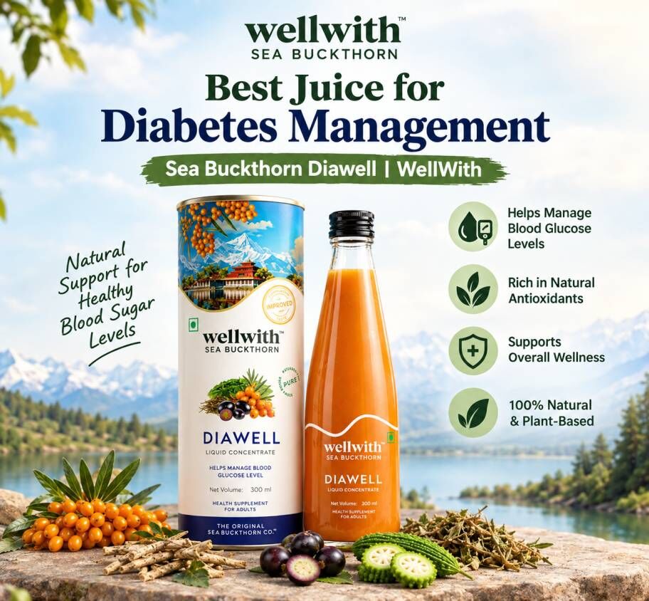 Mumbai, Health & Beauty Items, INR 1,  Best Juice For Diabetes Management | Sea Buckthorn Diawell | WellWith