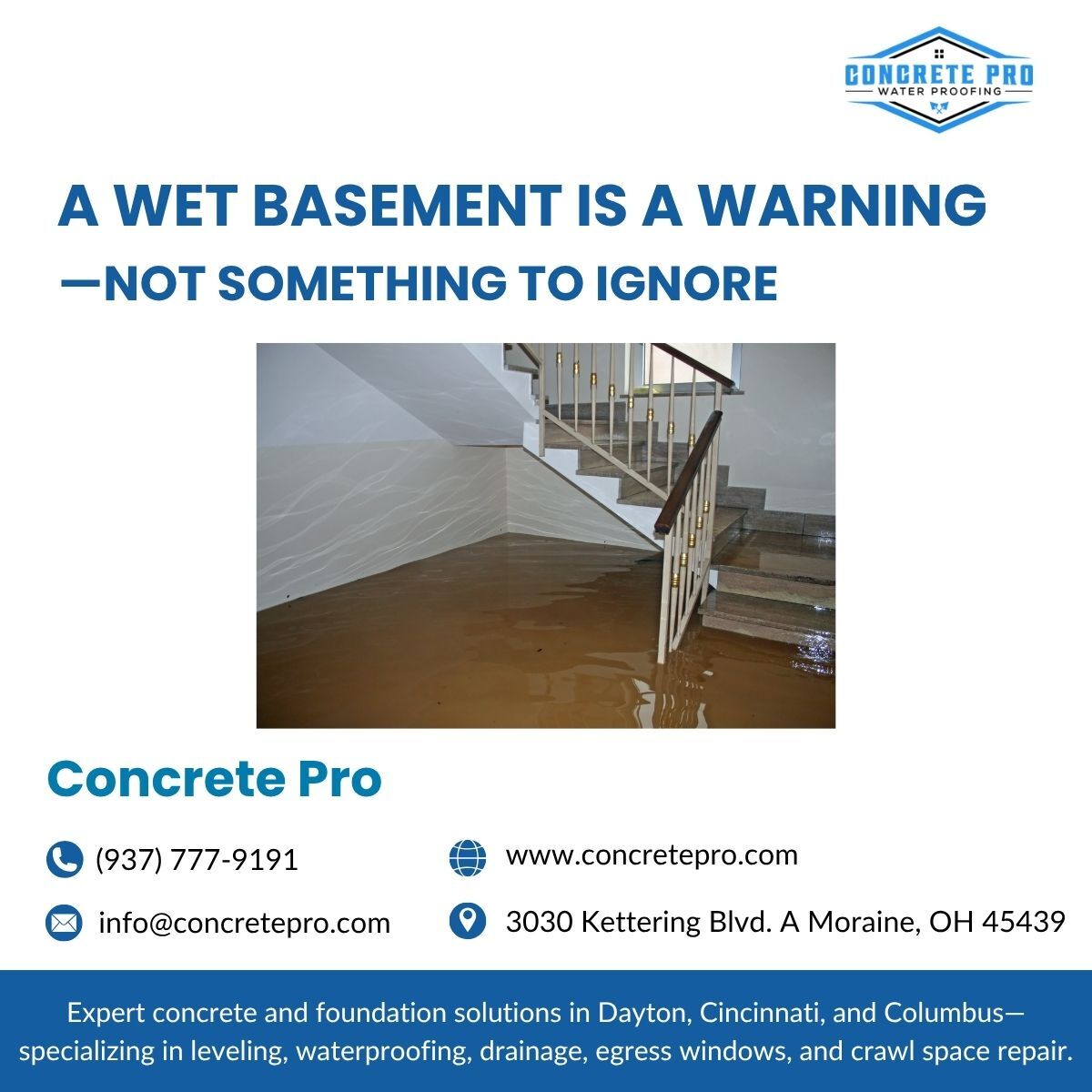 New York, Construction, A Wet Basement Is A Warning - Not Something To Ignore