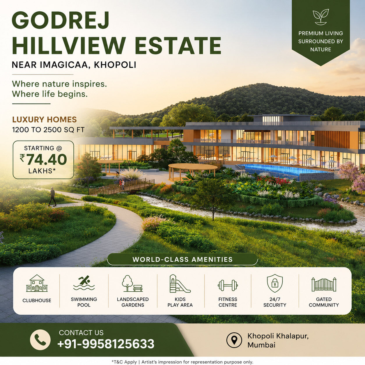 Navi Mumbai, Residential Plots, INR 6500000,  1200 Sq. Feet,  Godrej Plots Khopoli: Your Guide To Premium Land Ownership