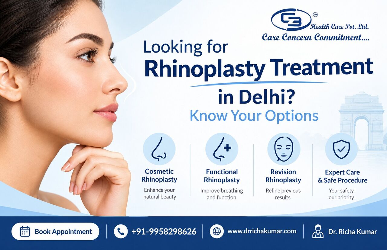 New Delhi, Health, Looking For Rhinoplasty Treatment In Delhi? Know Your Options