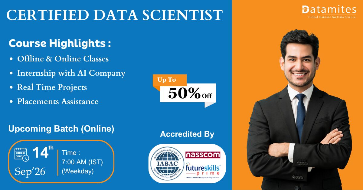 Mumbai, Education, DataMites Data Science Certification In Mumbai