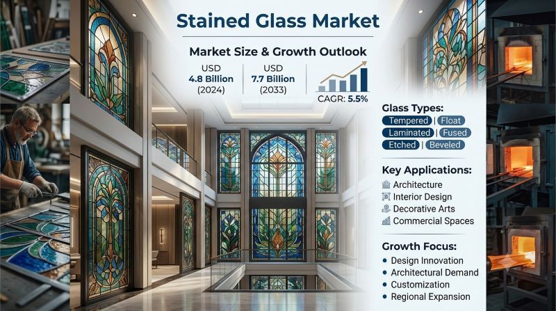 New York, Business Partners, Stained Glass Market Size, Growth, Trends & Forecast 2033