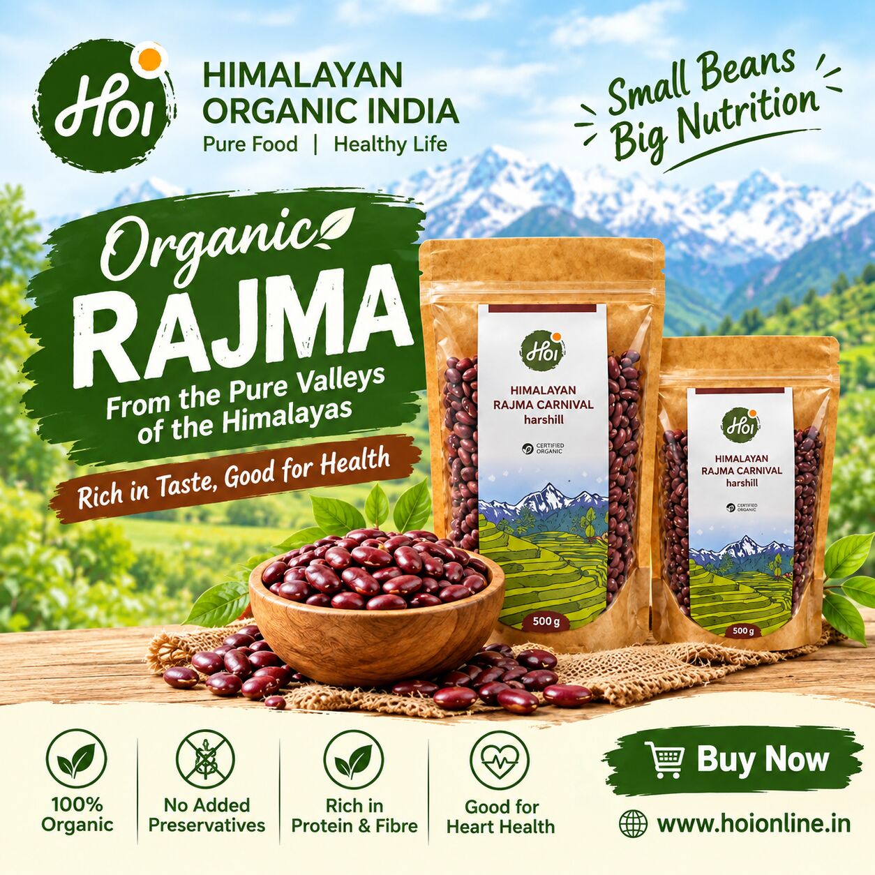 Mumbai, Food & Drink, Buy Organic Rajma Dal (Kidney Beans) Online At Best Price