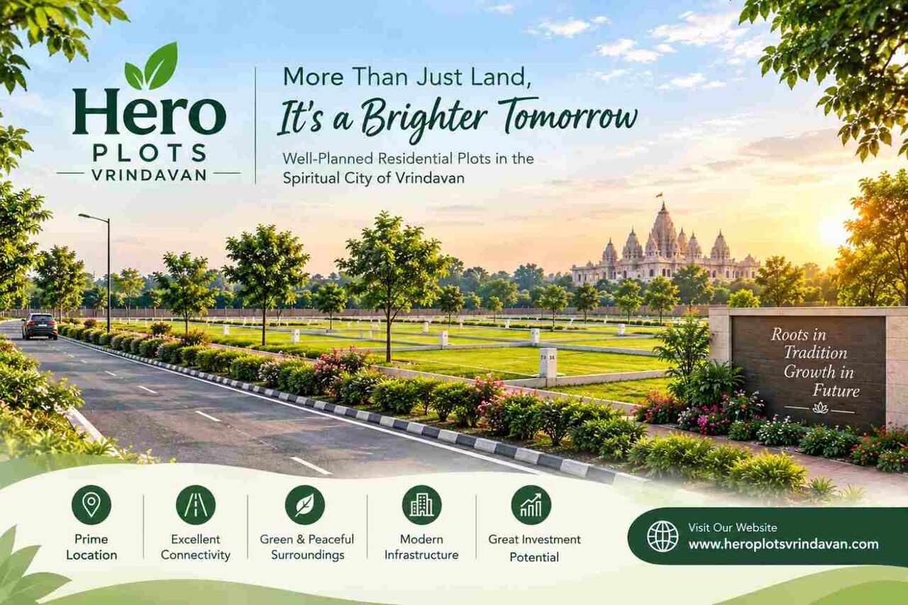 Lucknow, Real Estate For Sale, Hero Plots Vrindavan &ndash; Premium Plots In A Prime Location