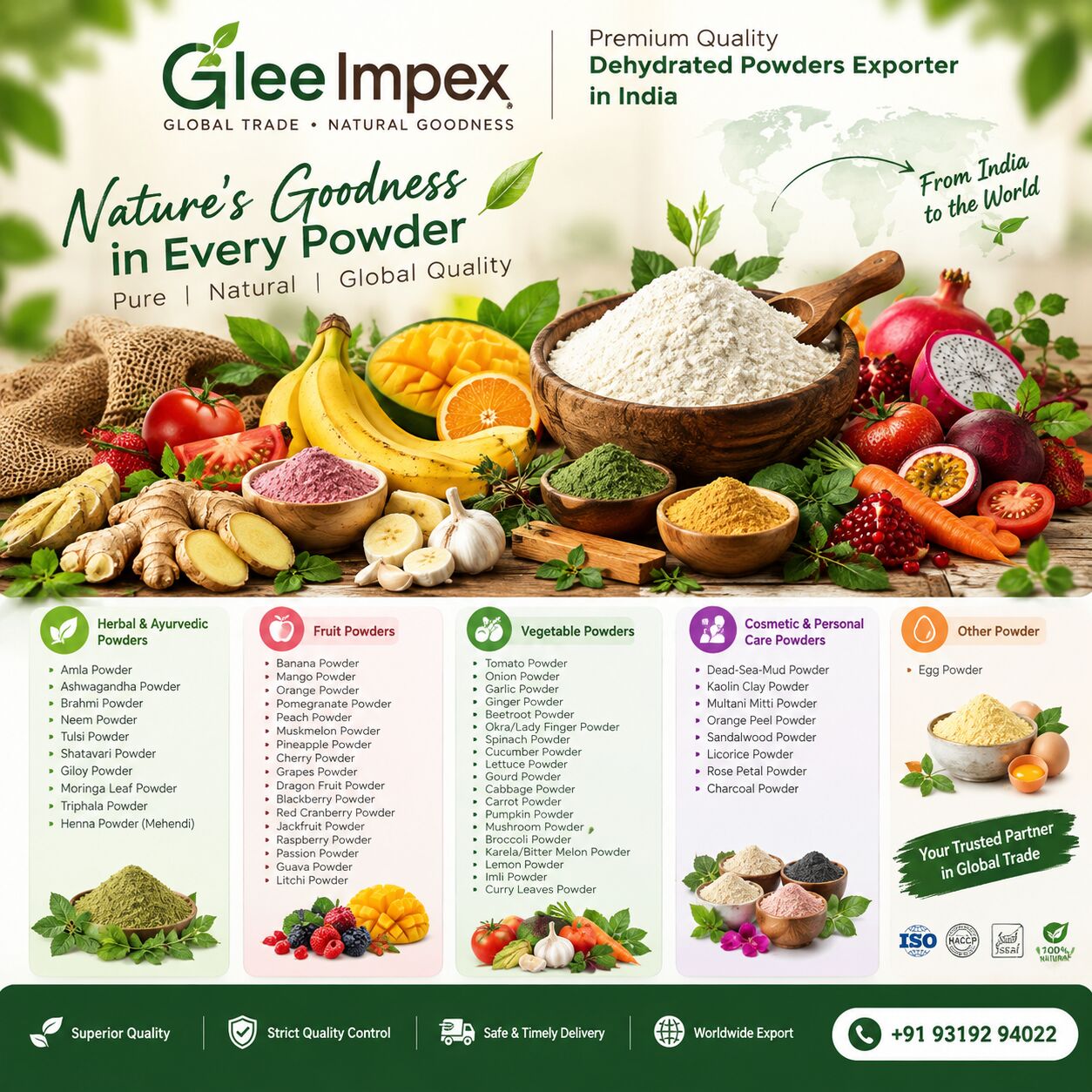 Mumbai, General, Premium Powders Exporter In India &ndash; Glee Impex