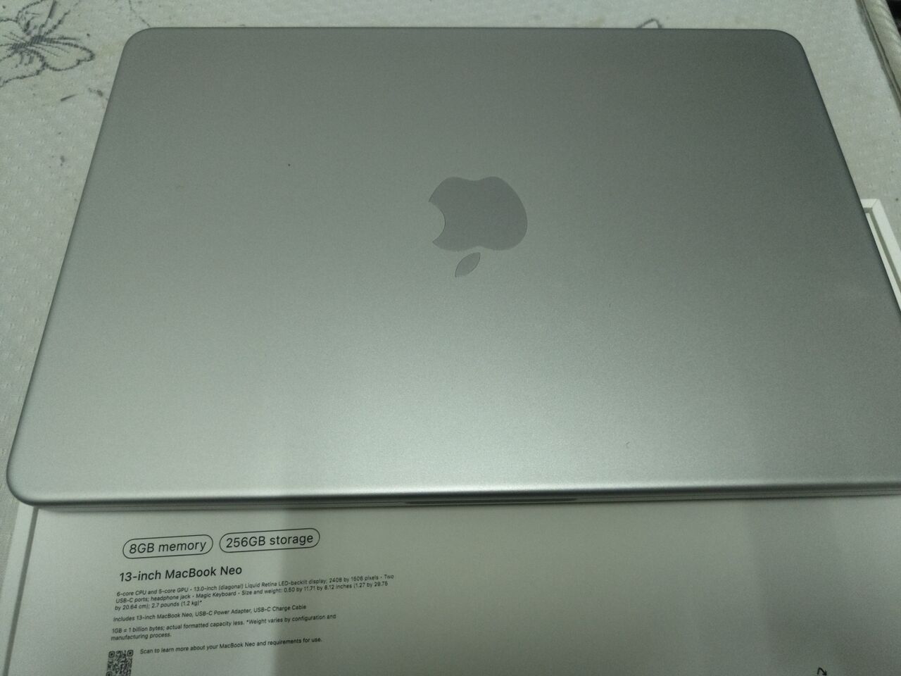 Jubail, Computers, SAR 2600,  MacBook Neo, 8GB/256GB, Silver