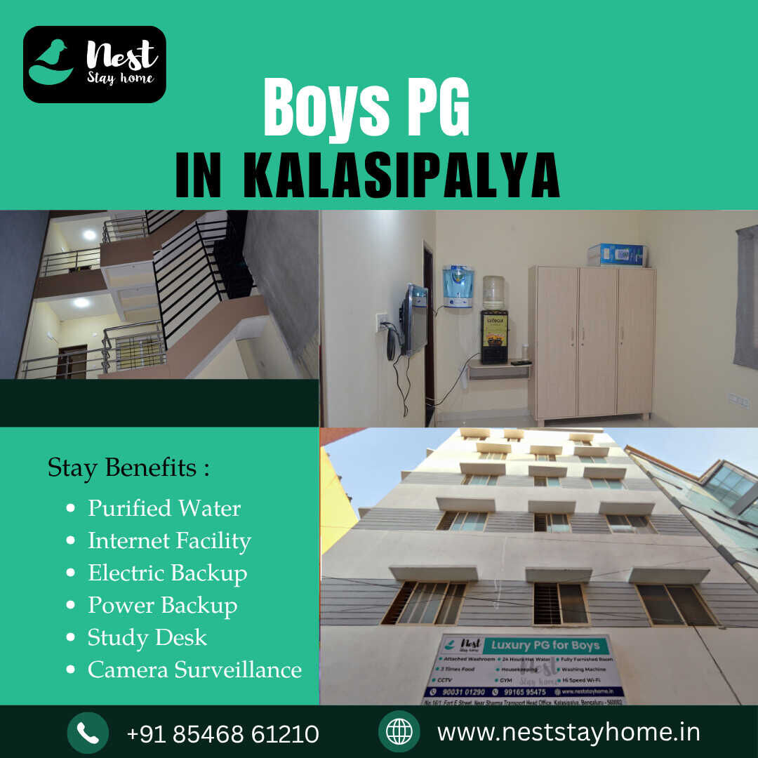 Bangalore, Apartments, Flats, Houses & Villas, Boys PG In Kalasipalya