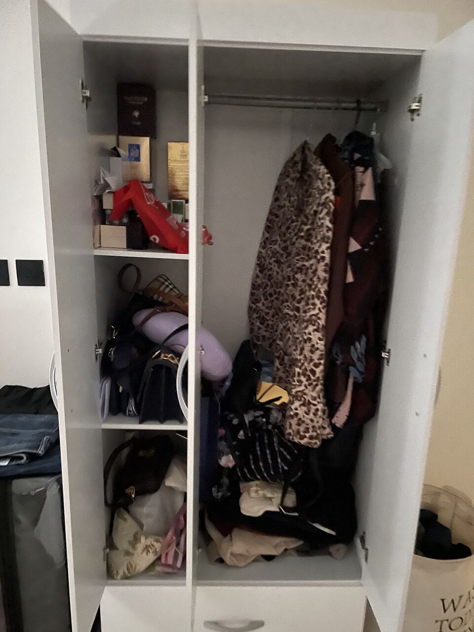 Al Waha, Furniture, SAR 1000,  For Sale- Wardrobe, Shoe Rack And Hisense Washing Machine