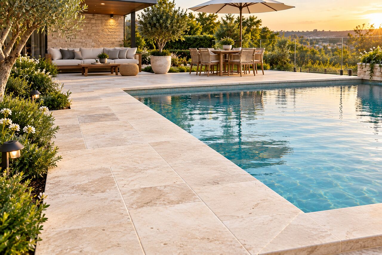 Sydney, Farm & Garden, AUD 90,  Give Outdoor Spaces A Softer Edge With Silver Travertine