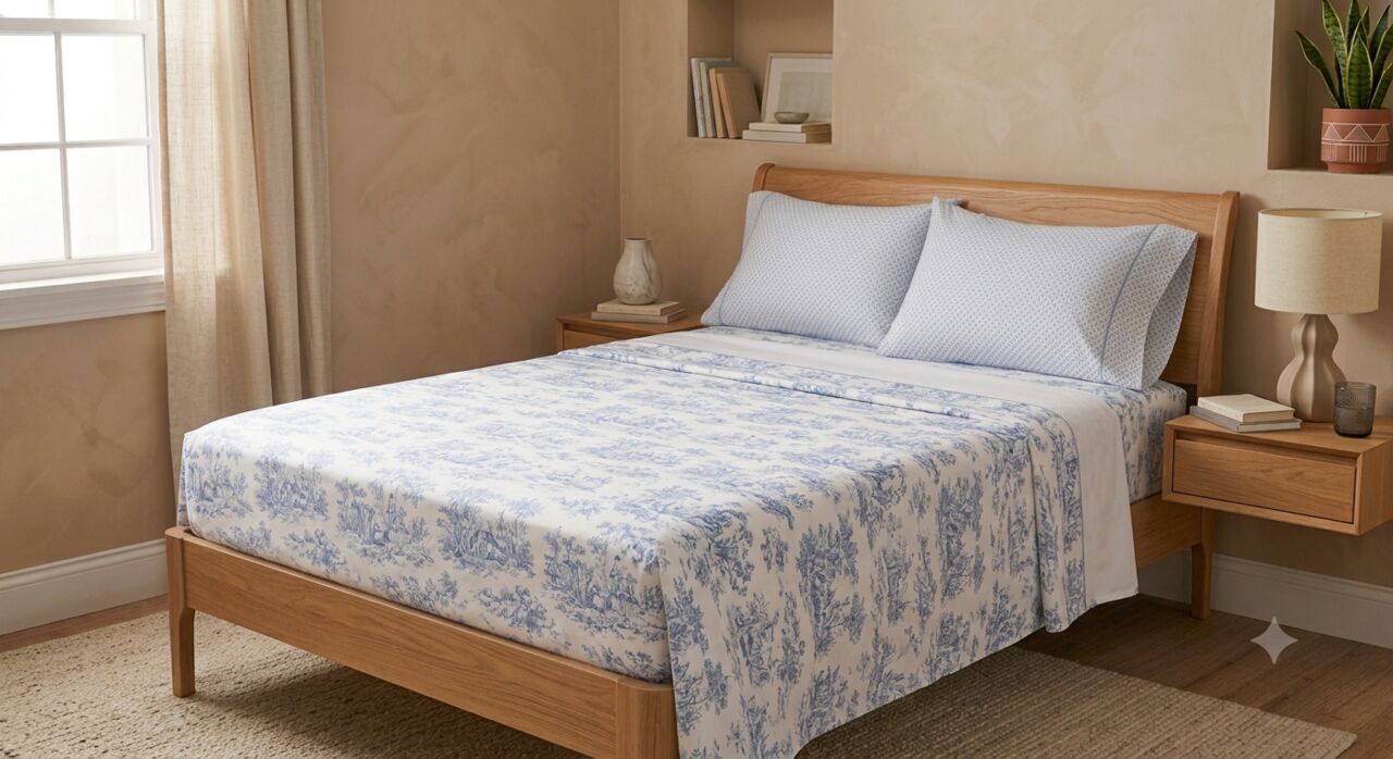 Mumbai, Household Items, INR 1499,  Cotton Bedsheet Double Bed 90x100 Inch &ndash; With 2 Pillow Covers