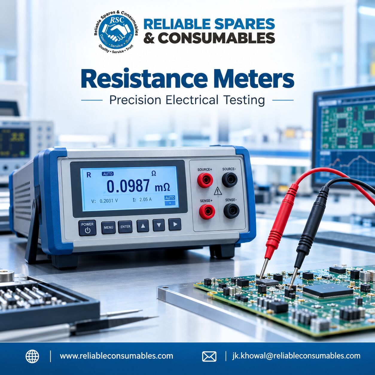 Gurugram, Electronics, Resistance Meters For Accurate Electrical Testing