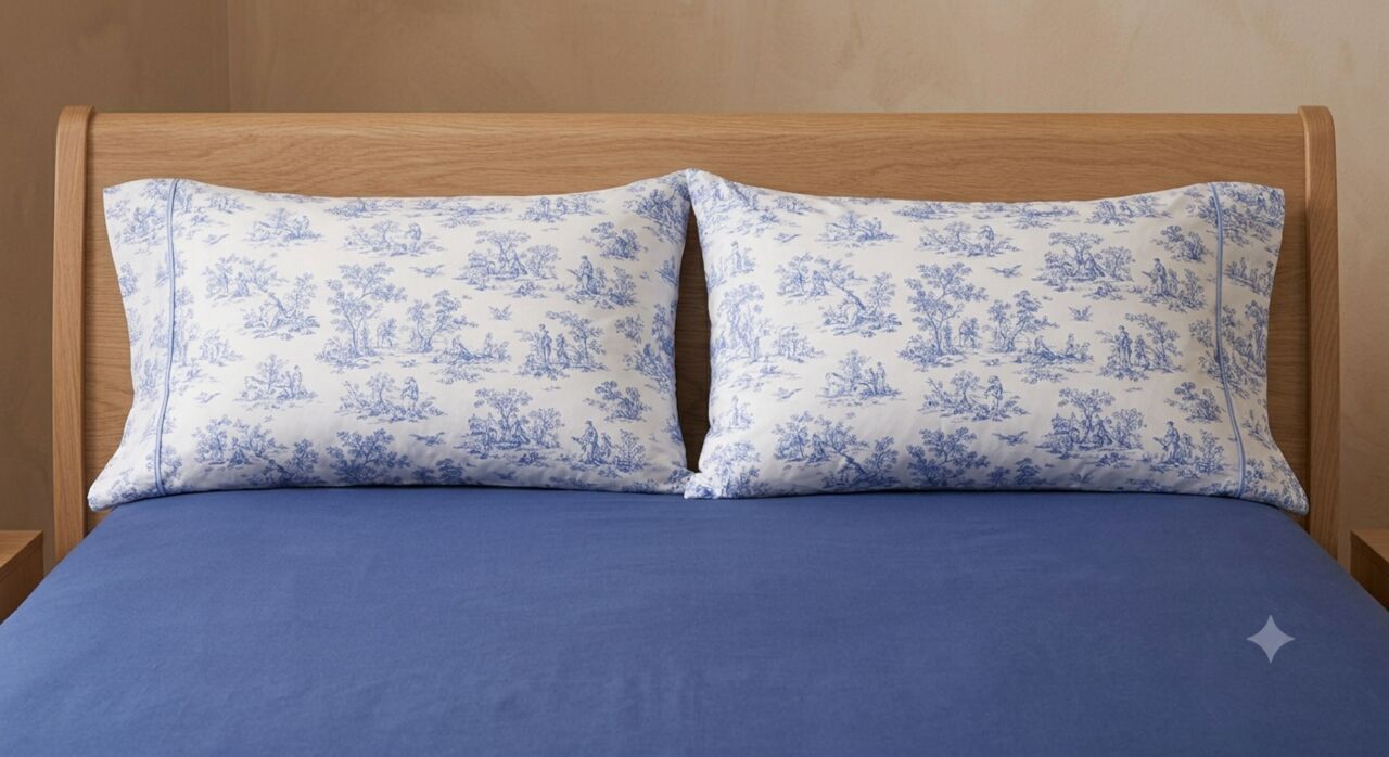 Mumbai, Household Items, INR 1499,  Blue Cotton Bedsheet &ndash; Breathable & Naturally Dyed