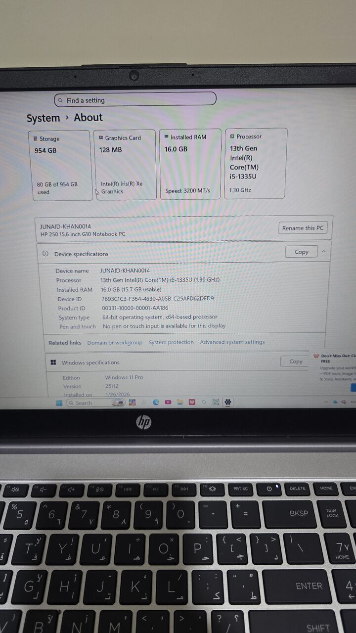 Jubail, Items Wanted, Laptop I5