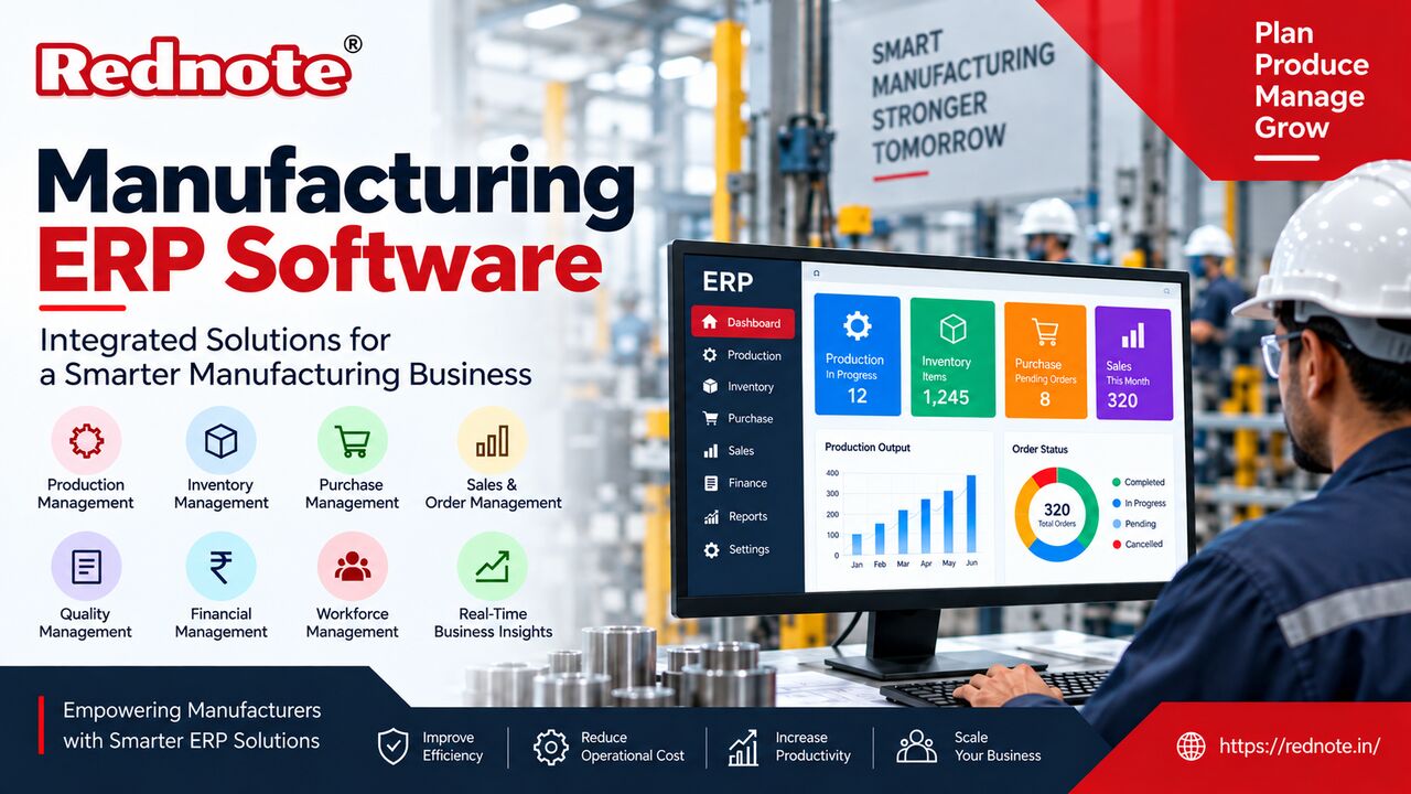 Mumbai, Software Development, Manufacturing ERP Software For Smarter Production Management