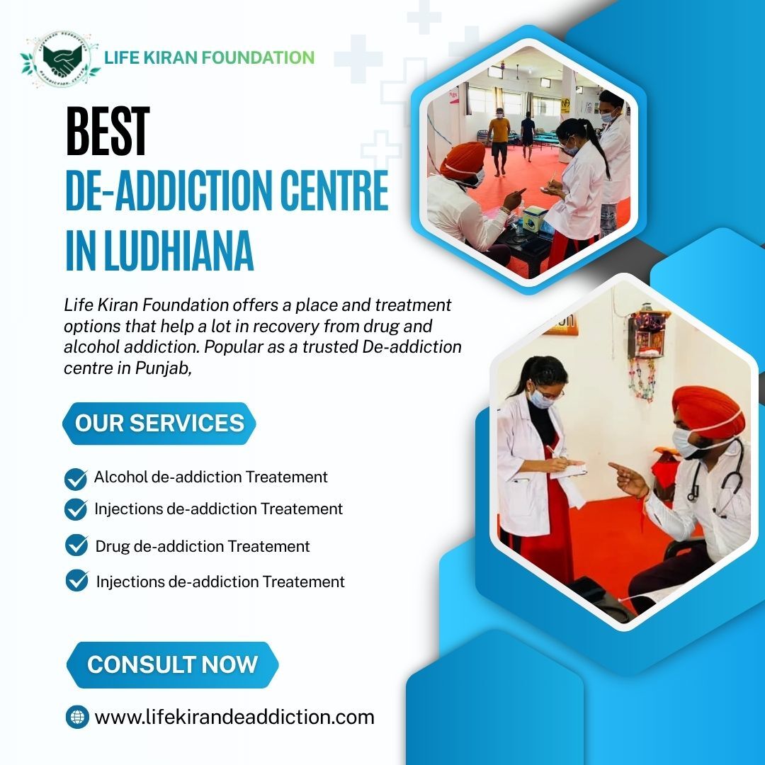 Punjab, Health, Best De-addiction Centre In Ludhiana - 24/7 Support Available