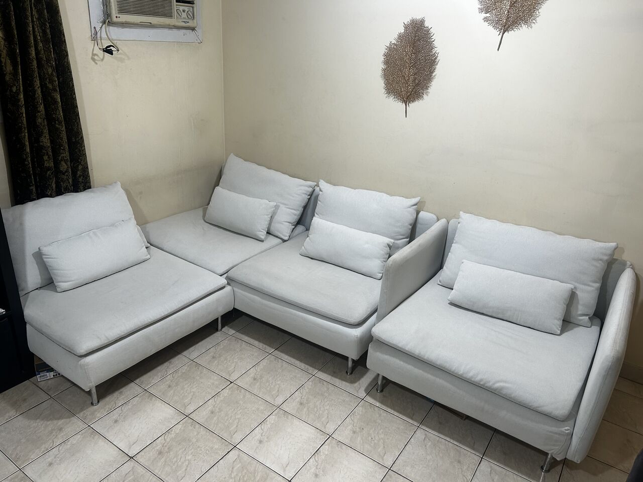 Al Malaz, Furniture, SAR 1200,  IKEA Sofa 2+1+1 Excellent Condition