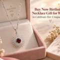 INR 6600,  Buy Now Birthstone Necklace Gift For Women To Celebrate Her Unique Story