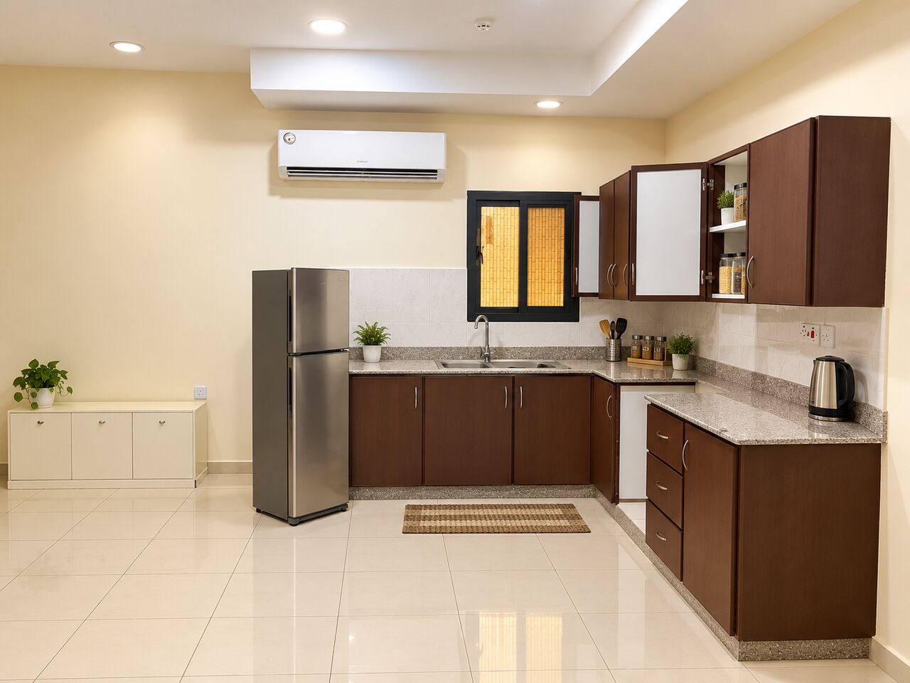 Manama, Apartments, Flats, Houses & Villas, BHD 230/month,  2 BR,  2BHK Semi Furnished Flat With EWA