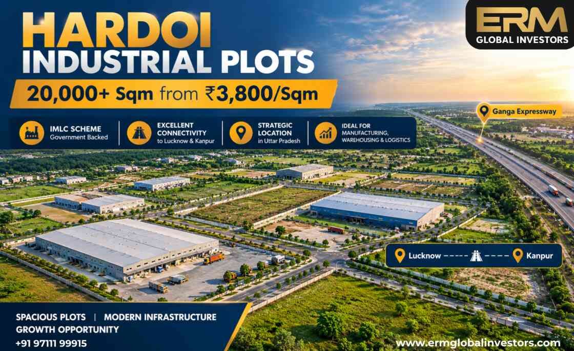 Noida, Industrial Land, Hardoi Industrial Plots | 20,000+ Sqm From ₹3,800/Sqm