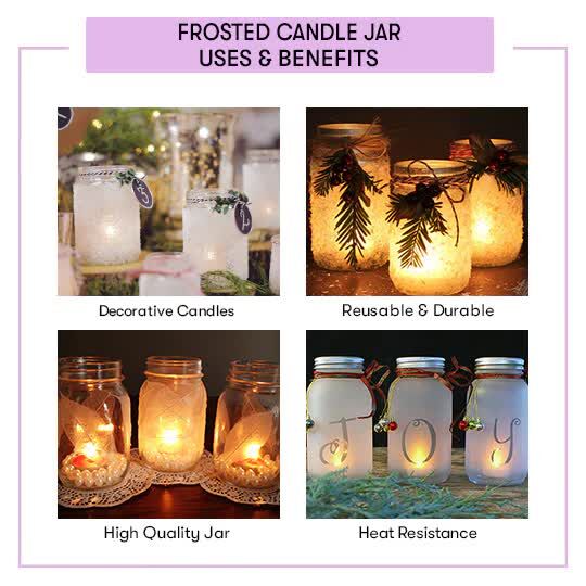 Gurgaon, Materials, INR 99,  Candle Jar Online For Candle Making | VedaOils
