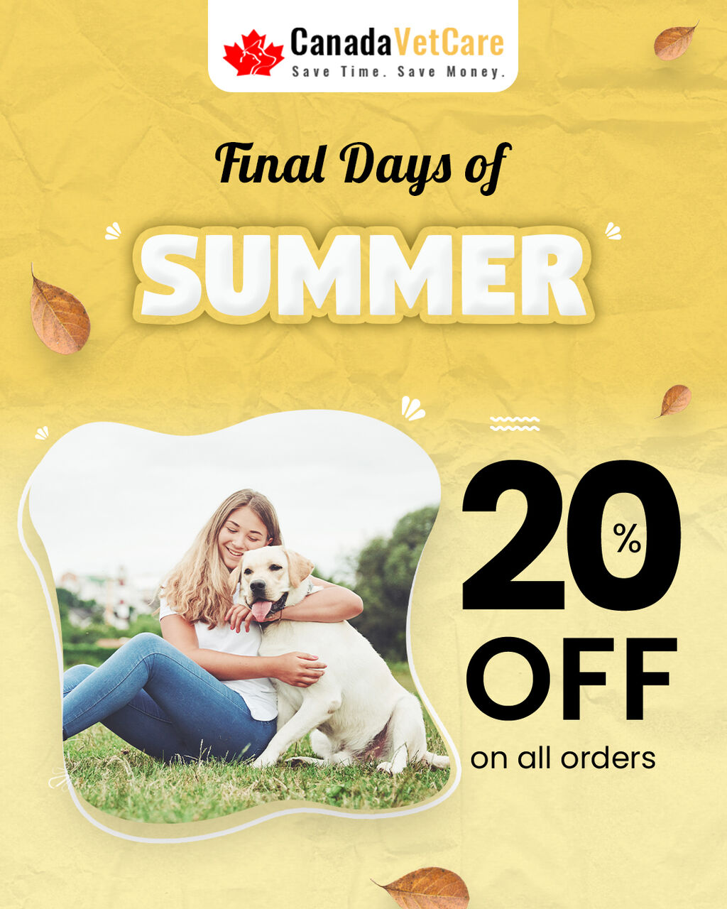 New York, Pet Supplies, USD 10,  Final Days Of Summer Sale &ndash; 20% OFF Pet Care Essentials