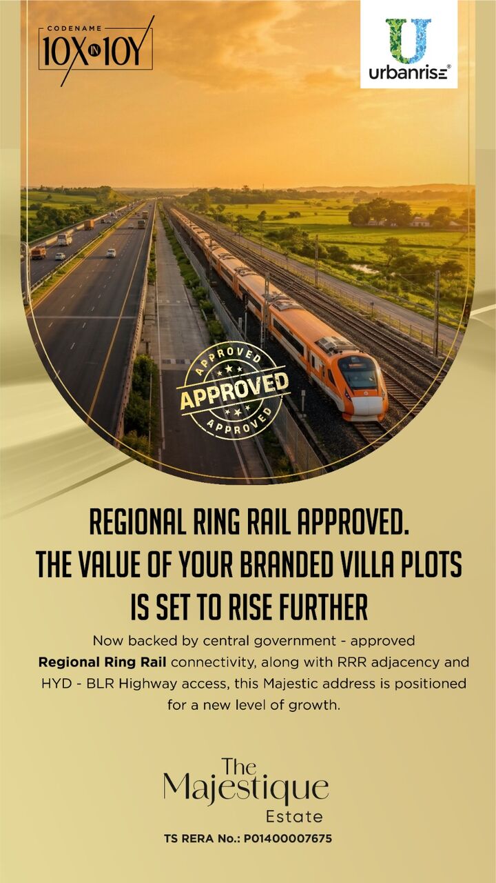 Hyderabad, Residential Plots, INR 23000,  165 Sq. Yard,  Premium Gated Villa Plots Available For Sale Near Shadnagar - Balanagar RRR -Bangaloor HW