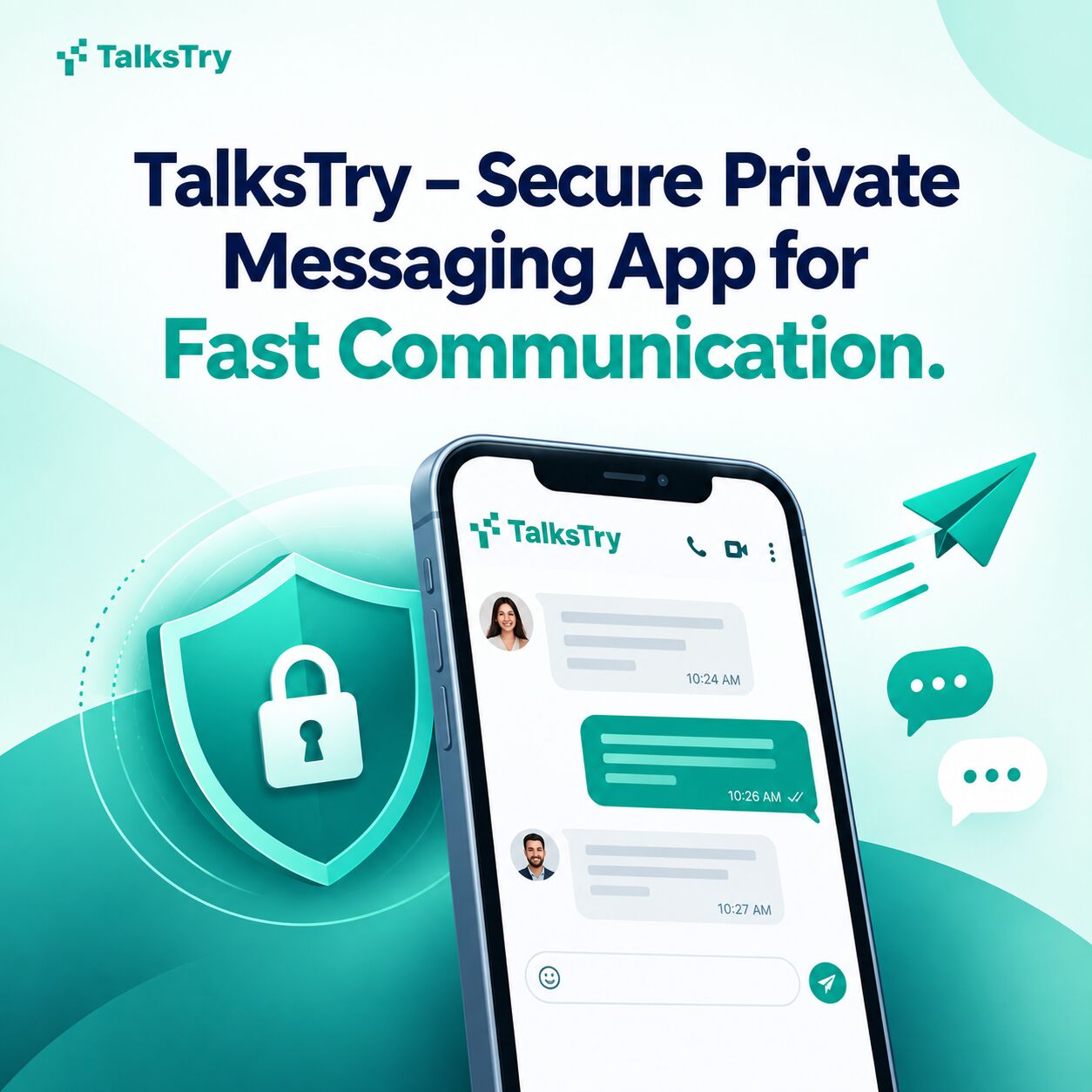 Jaipur, Mobile Apps, TalksTry &ndash; Secure Private Messaging App For Fast Communication