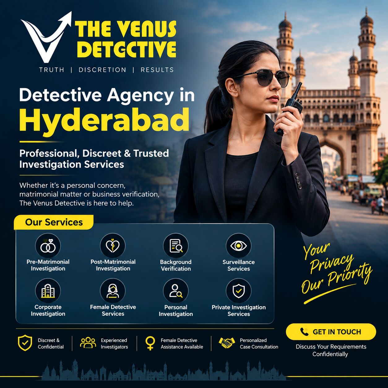 Hyderabad, Legal, Confidential Matrimonial And Private Investigation Services In Hyderabad