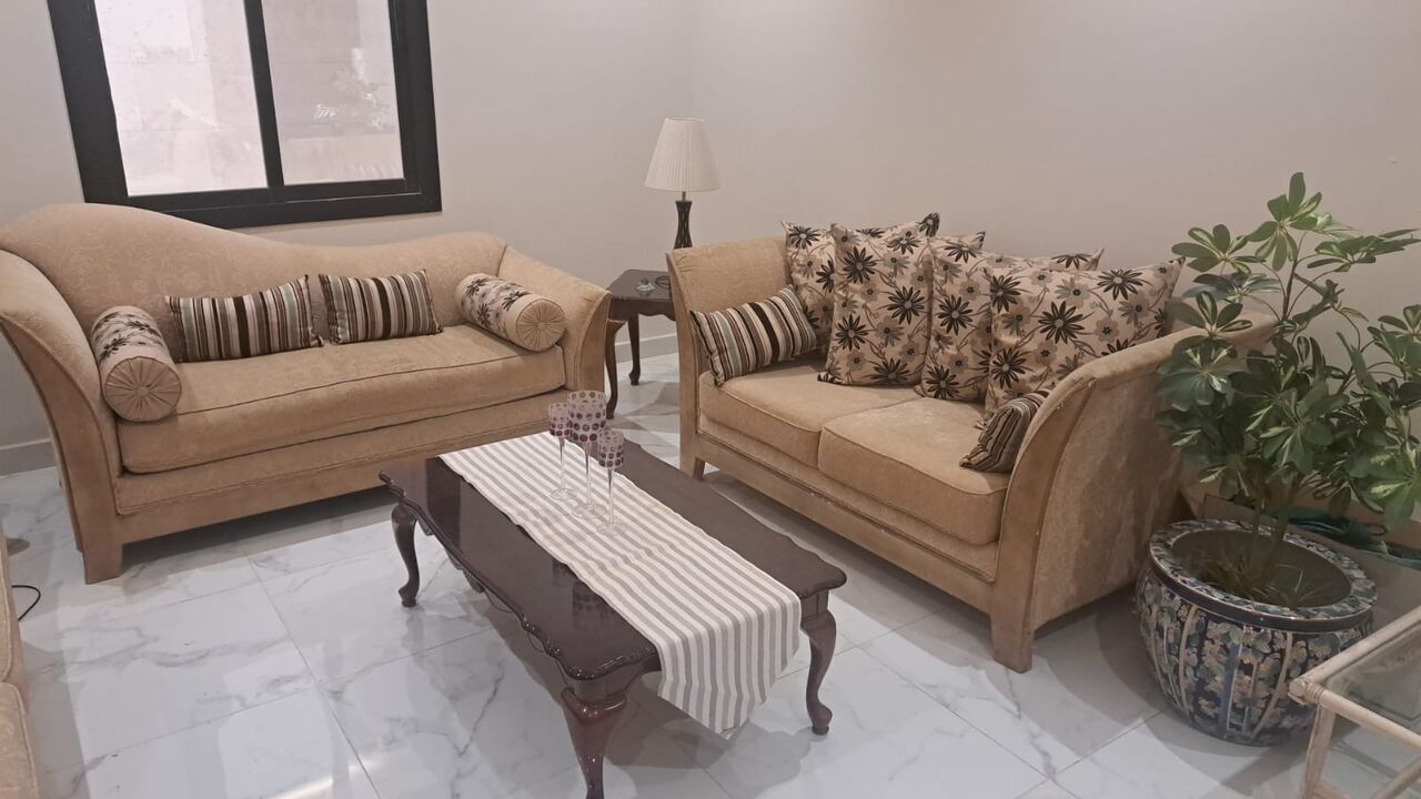 Jeddah, Furniture, SAR 1500,  Complete Used Wooden Bedroom & Sofa Sets