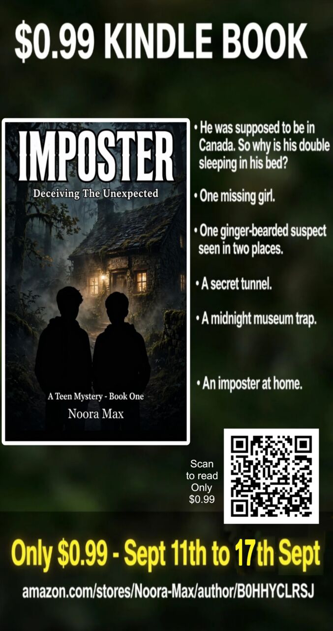 Dubai, Books, IMPOSTER And NIGHTMARE! -YA Thriller Age 12 -18 And MOVING HOUSE Age 8-13