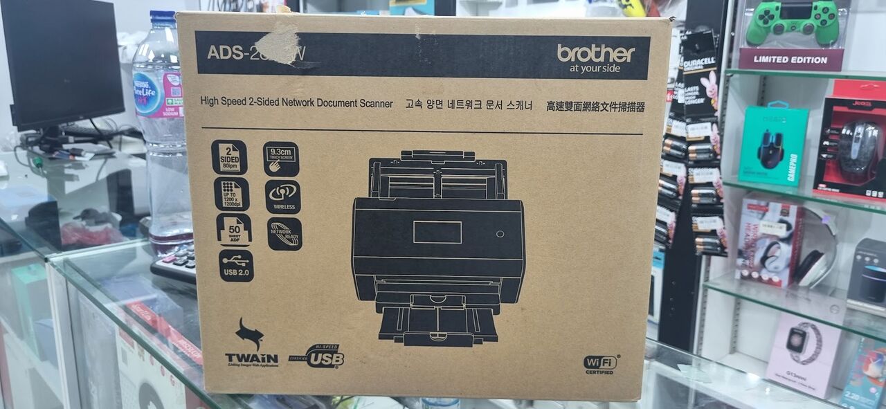 Riyadh, Computers, SAR 1450,  Brand New Brother ADS-2800W Duplex Scanner &ndash; Wi-Fi & Network