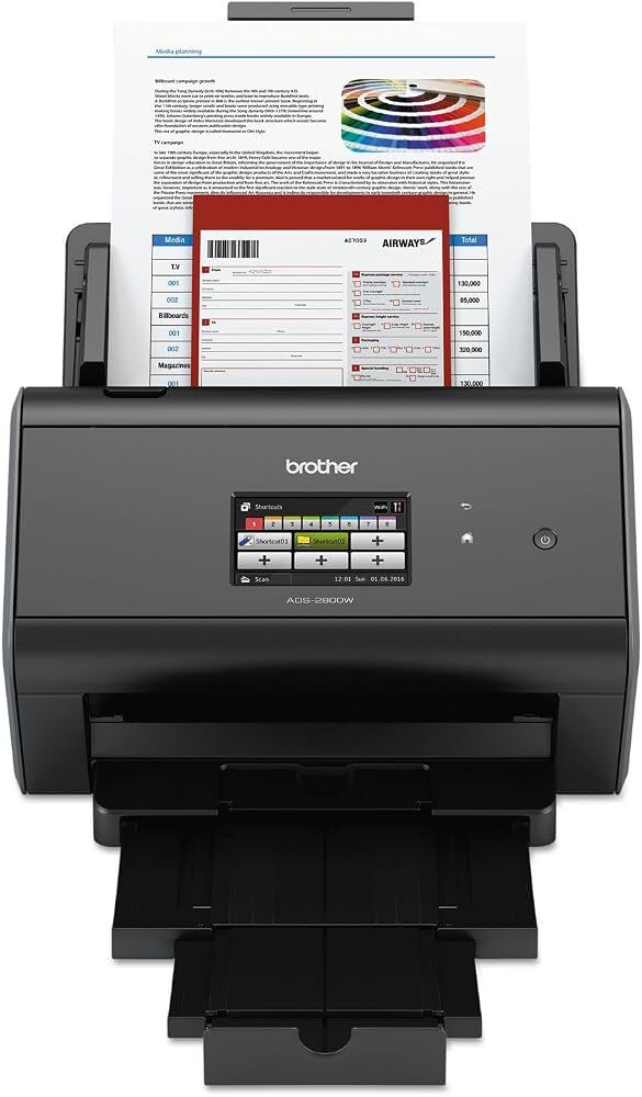 Riyadh, Computers, SAR 1450,  Brand New Brother ADS-2800W Duplex Scanner &ndash; Wi-Fi & Network