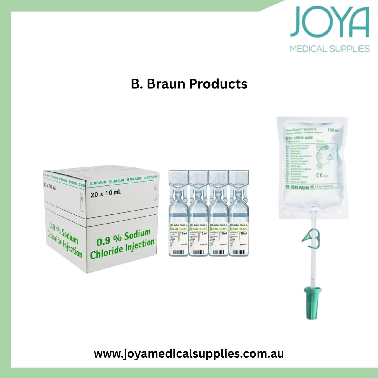 Sydney, Health & Beauty Items, Buy B. Braun Products In Australia - Joya Medical Supplies