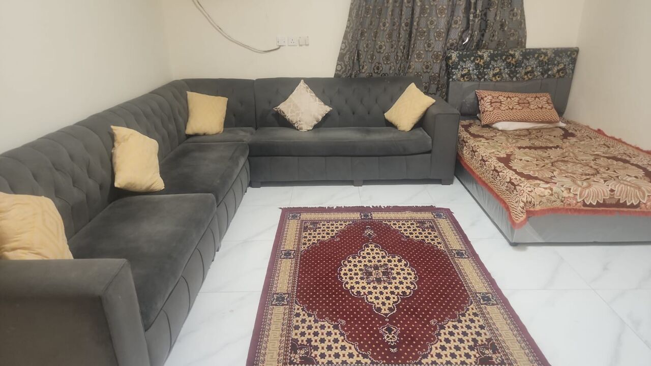 Salamah, Household Items, SAR 600150200,  I Want To Sale L Shape Sofa Set +Medium Bed+01 AC