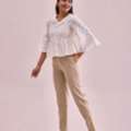 INR 899,  Buy Cotton Pants For Women With Easy To Match Neutral Shades - Go Colors