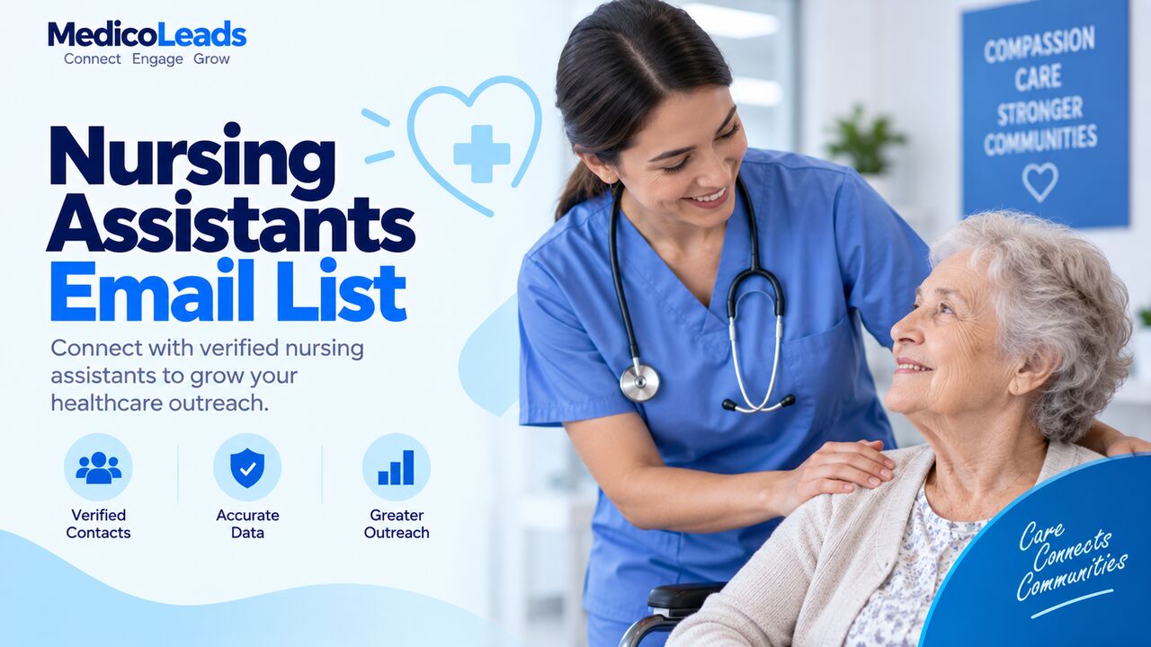 Dallas, Business, Nursing Assistants Email List For B2B Marketing