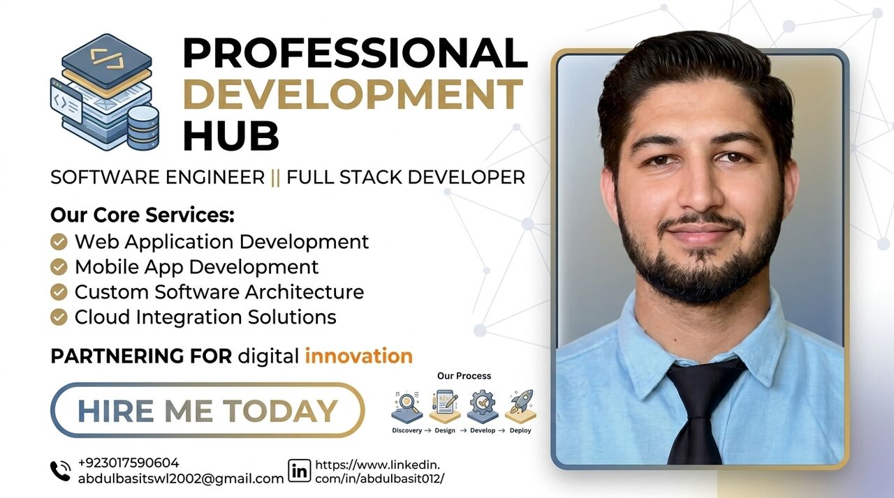 Islamabad, Job Seekers, Software Engineer || Full Stack Developer