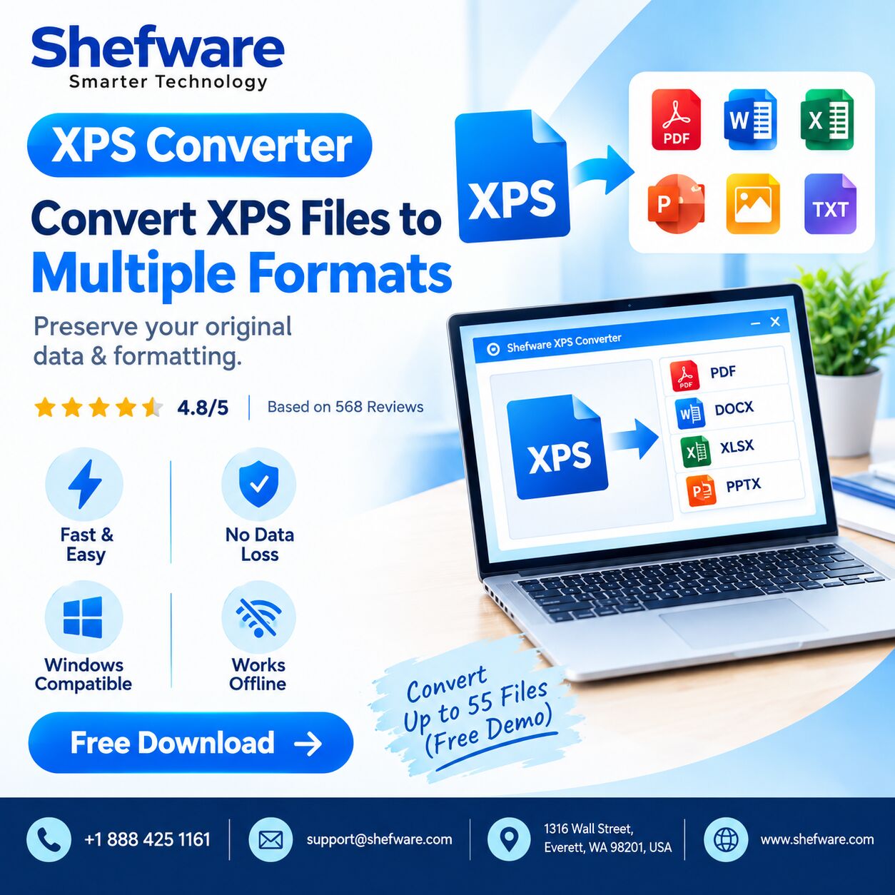Washington DC, Education, Convert XPS To Word DOC And DOCX