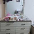 SAR 1000,  Sell One Queen Size Bed With Two Side Drawer And Dressing Table